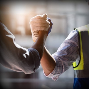 two contractors shaking hands